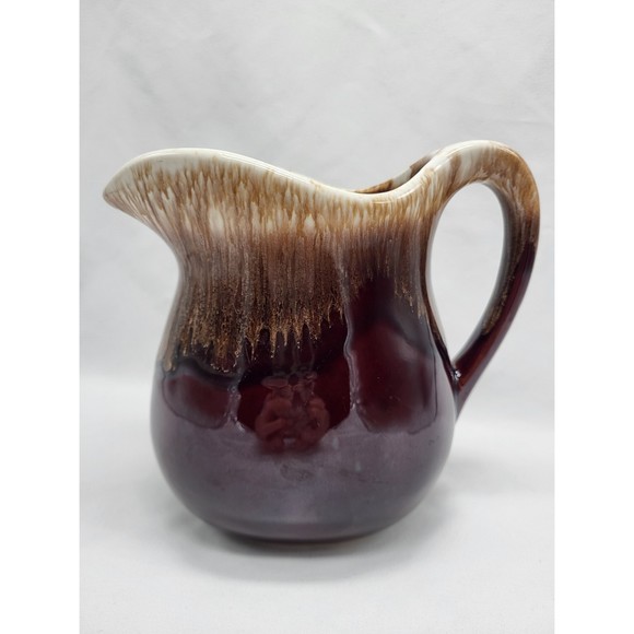 McCoy Other - McCoy Brown Drip Glaze Pitcher